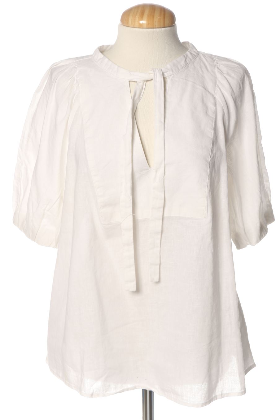 Blusa de manga corta de H&M de la talla M, de color blanco