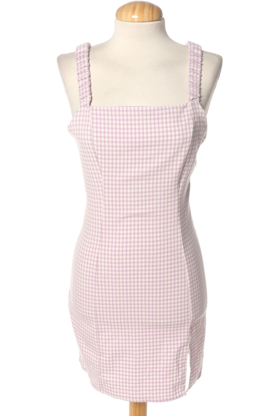 Robe casual Pull & Bear de la taille S, de couleur carreaux