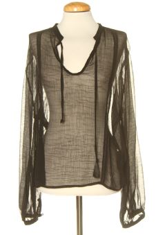 Blusa de manga larga L Mango