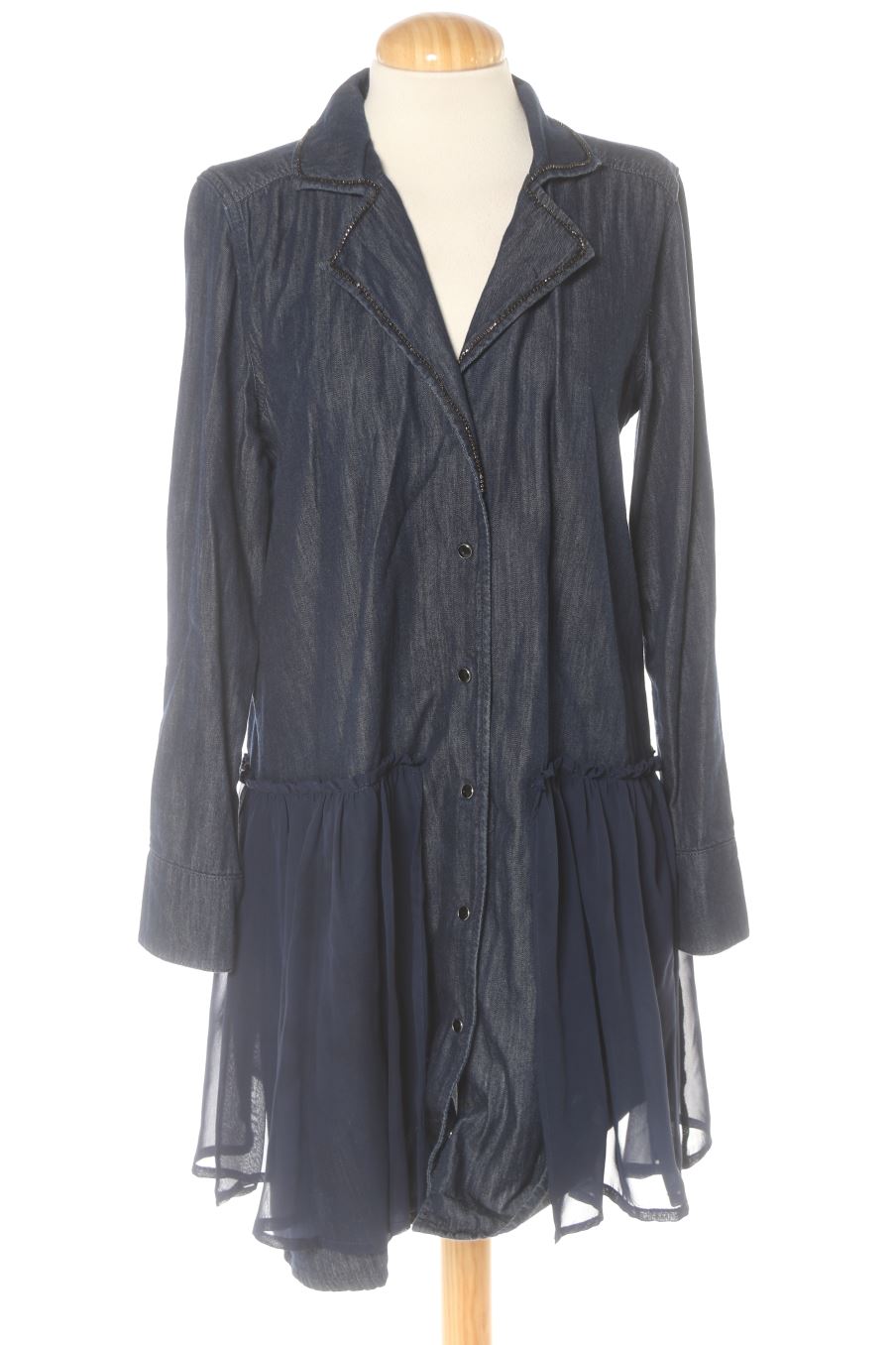 Einfaches Kleid von Mytwin (by Twinset) Größe M, Farbe Blau, aus Jeanskleidung für