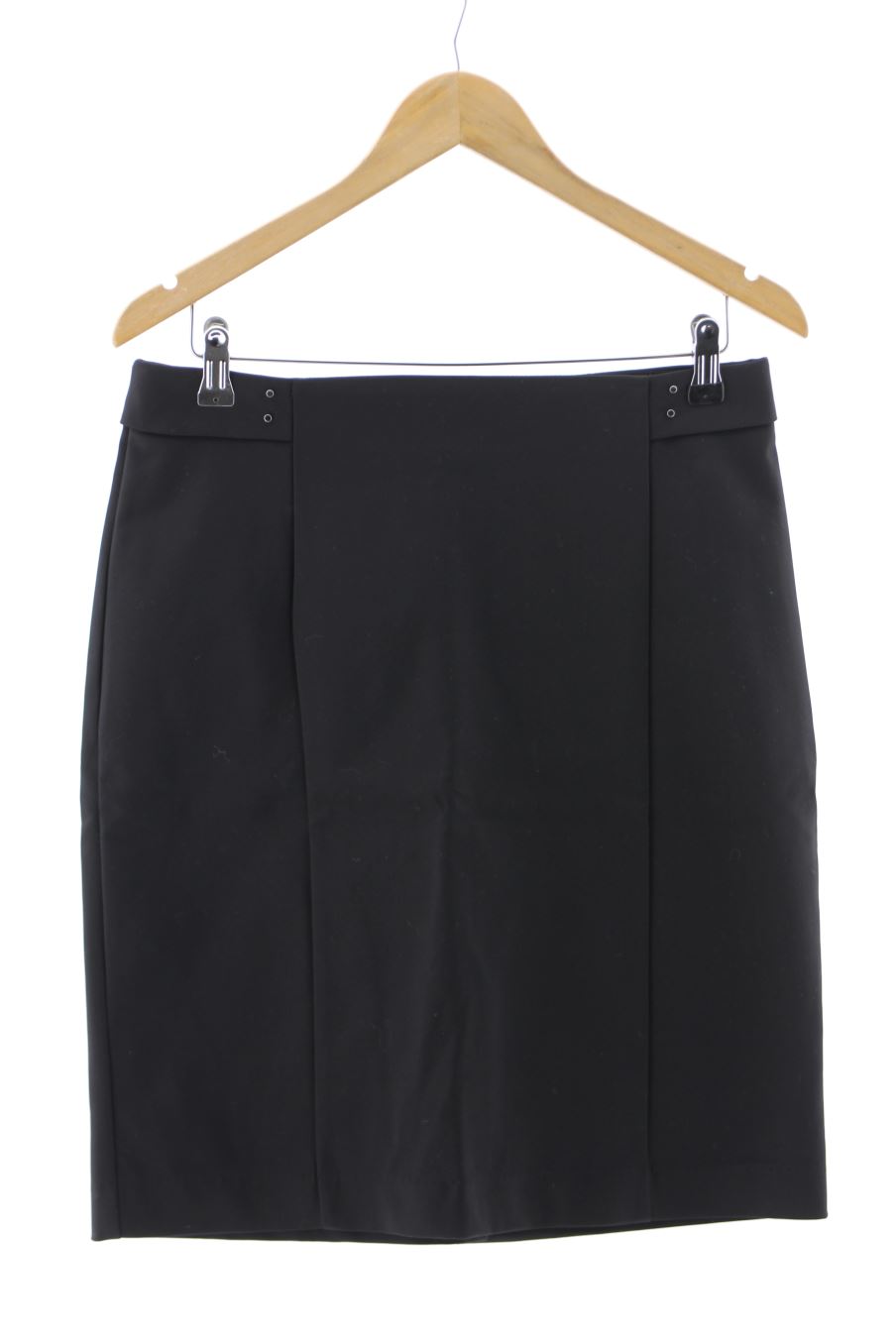 Falda de Mango de la talla 42, de color negro