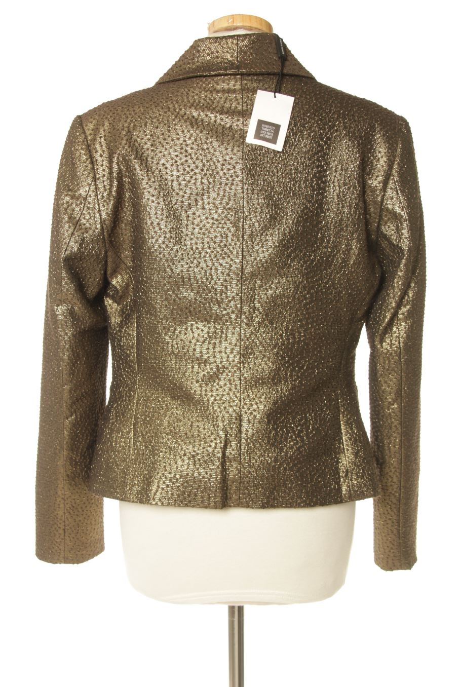 Blazer Roberto Torretta de la taille 44, de couleur doré
