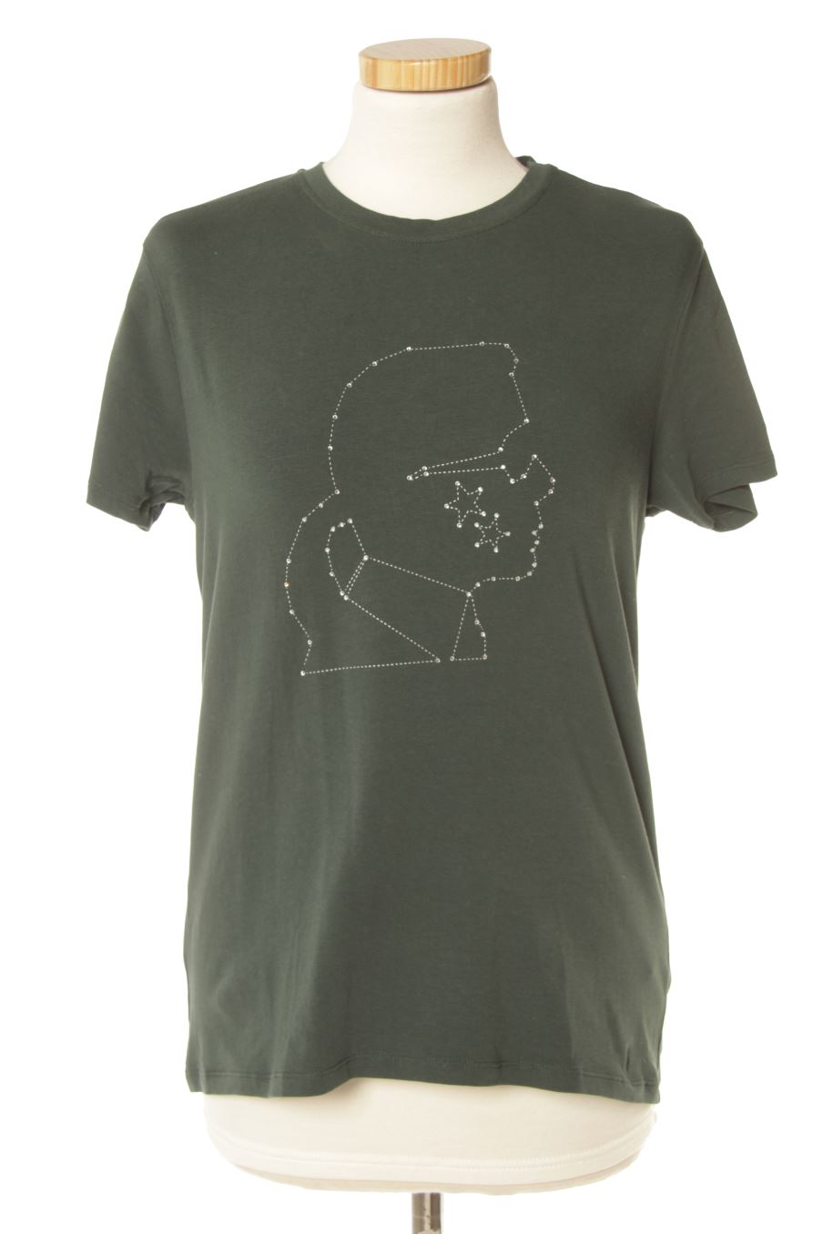 Camiseta de Karl Lagerfeld de la talla M, de color verde