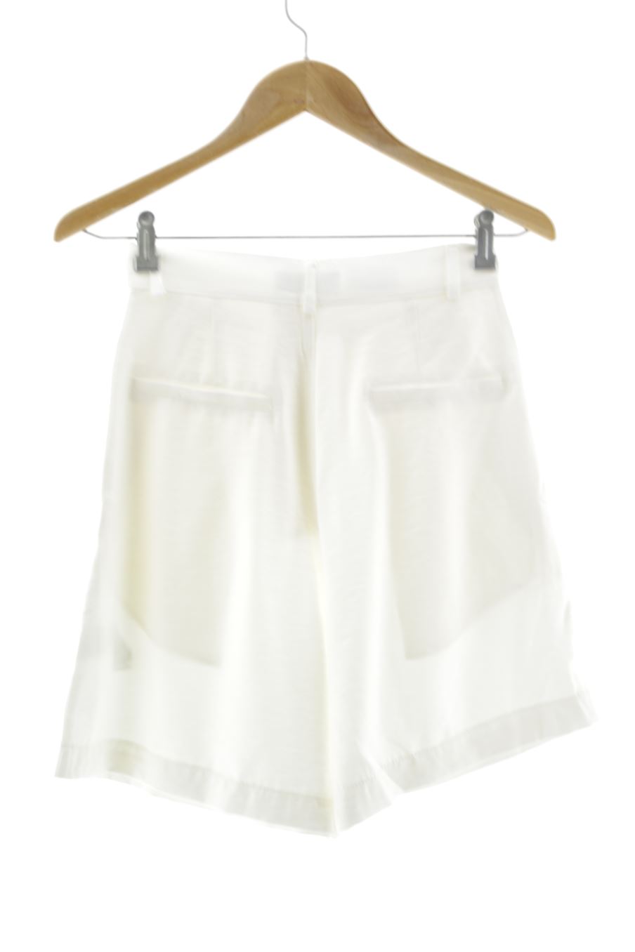Pantalones cortos de Pull & Bear de la talla S, de color blanco