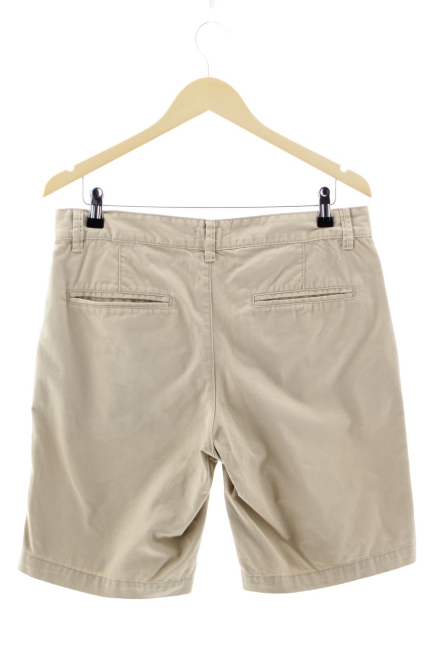 Pantalones cortos de Benetton de la talla 46, de color beige
