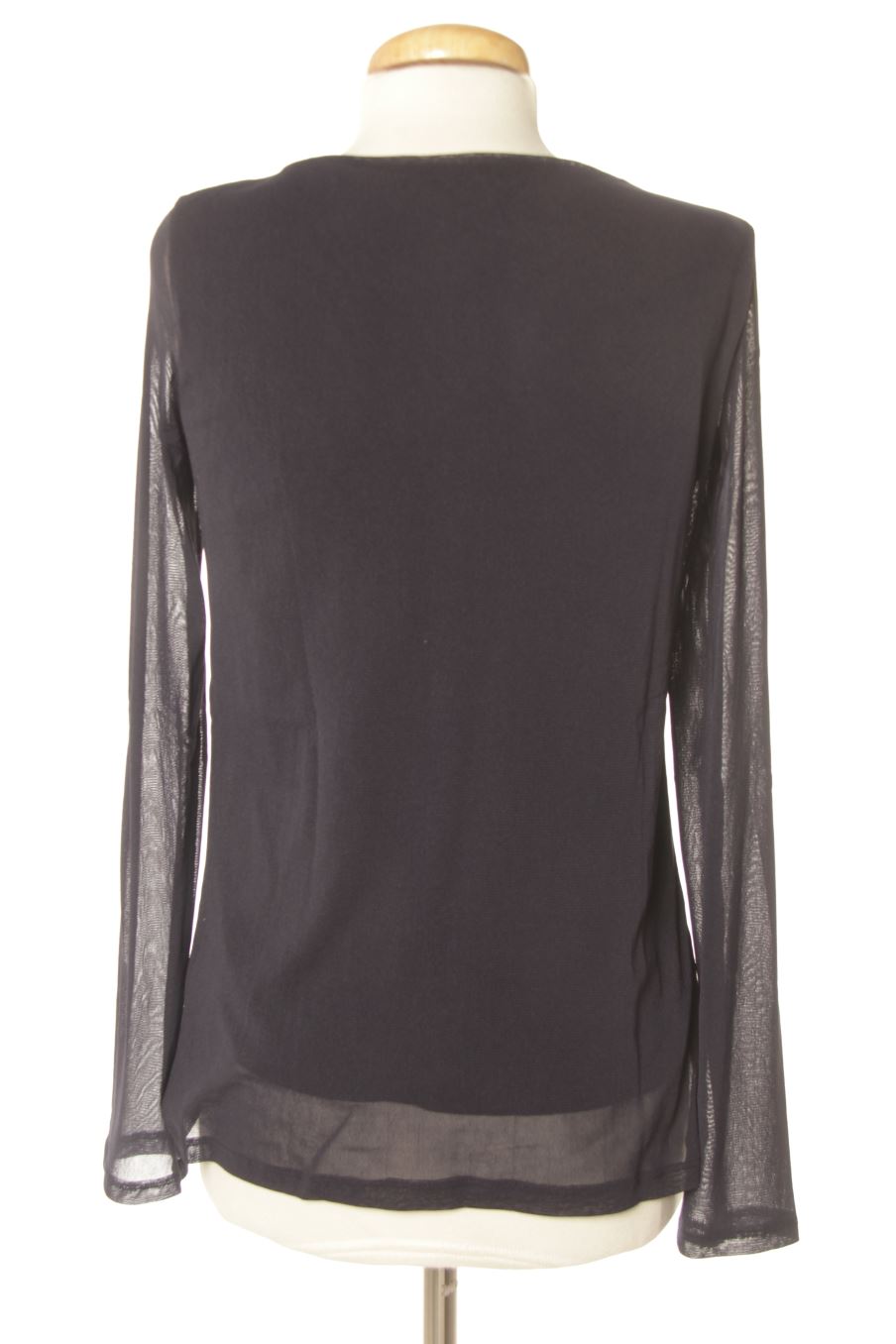 Langärmelige Bluse von Esprit Größe M, Farbe Marineblau, für