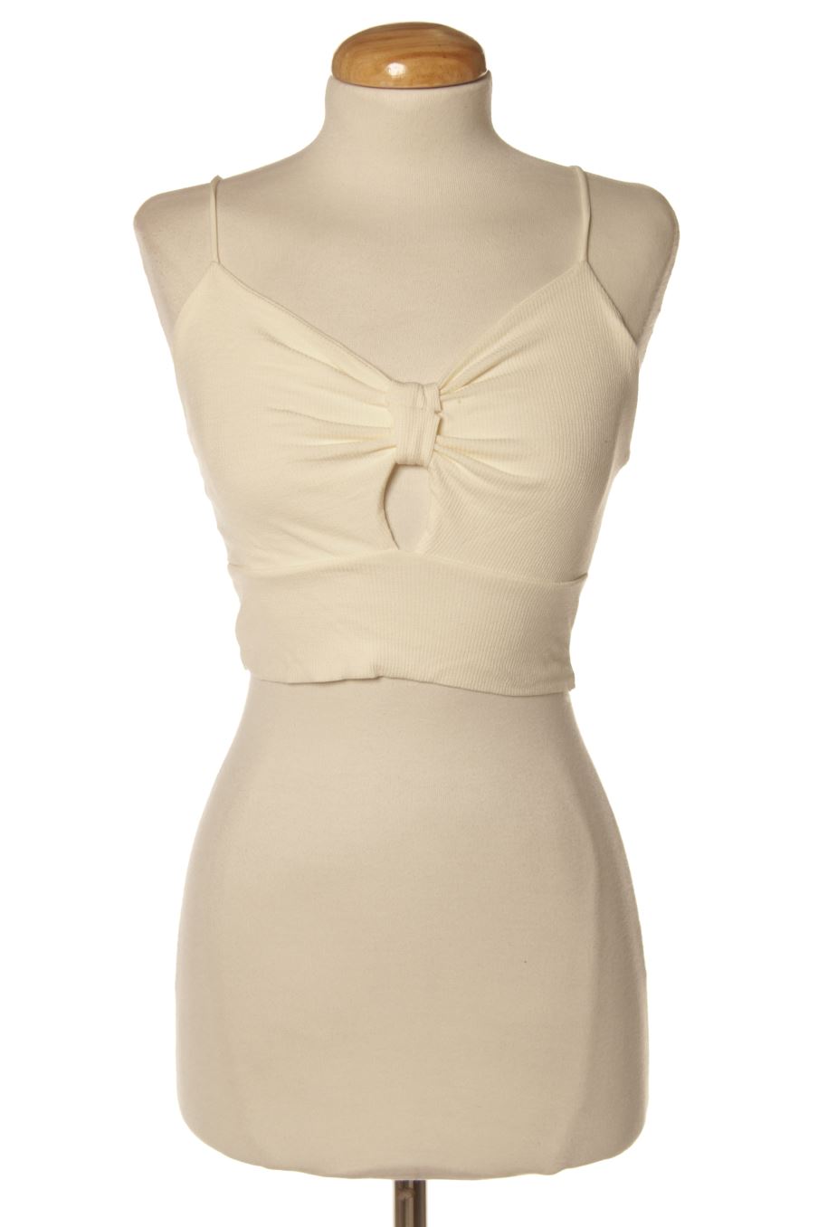 Top Made in italy de la taille XS, de couleur beige