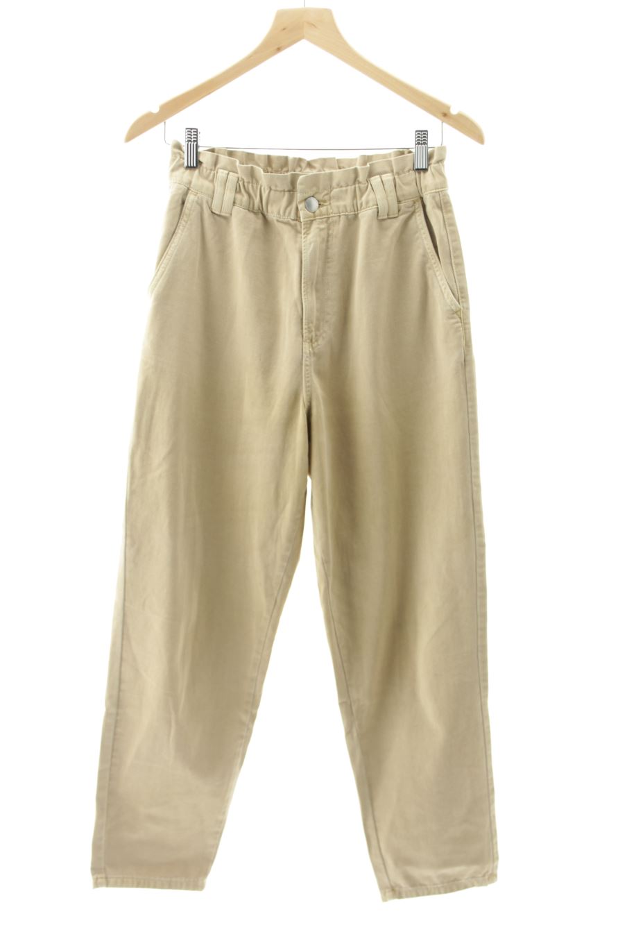 Jeans Stradivarius de la taille S, de couleur beige de denim
