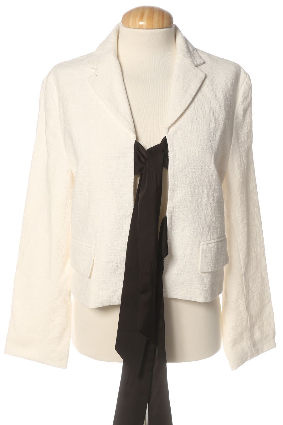 Blazer de Zara de la talla S, de color blanco