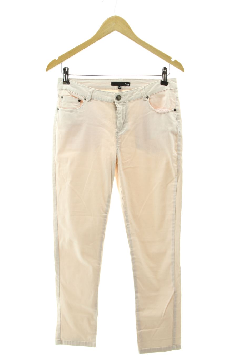 Jeans Etam de la taille 40, de couleur rose de denim