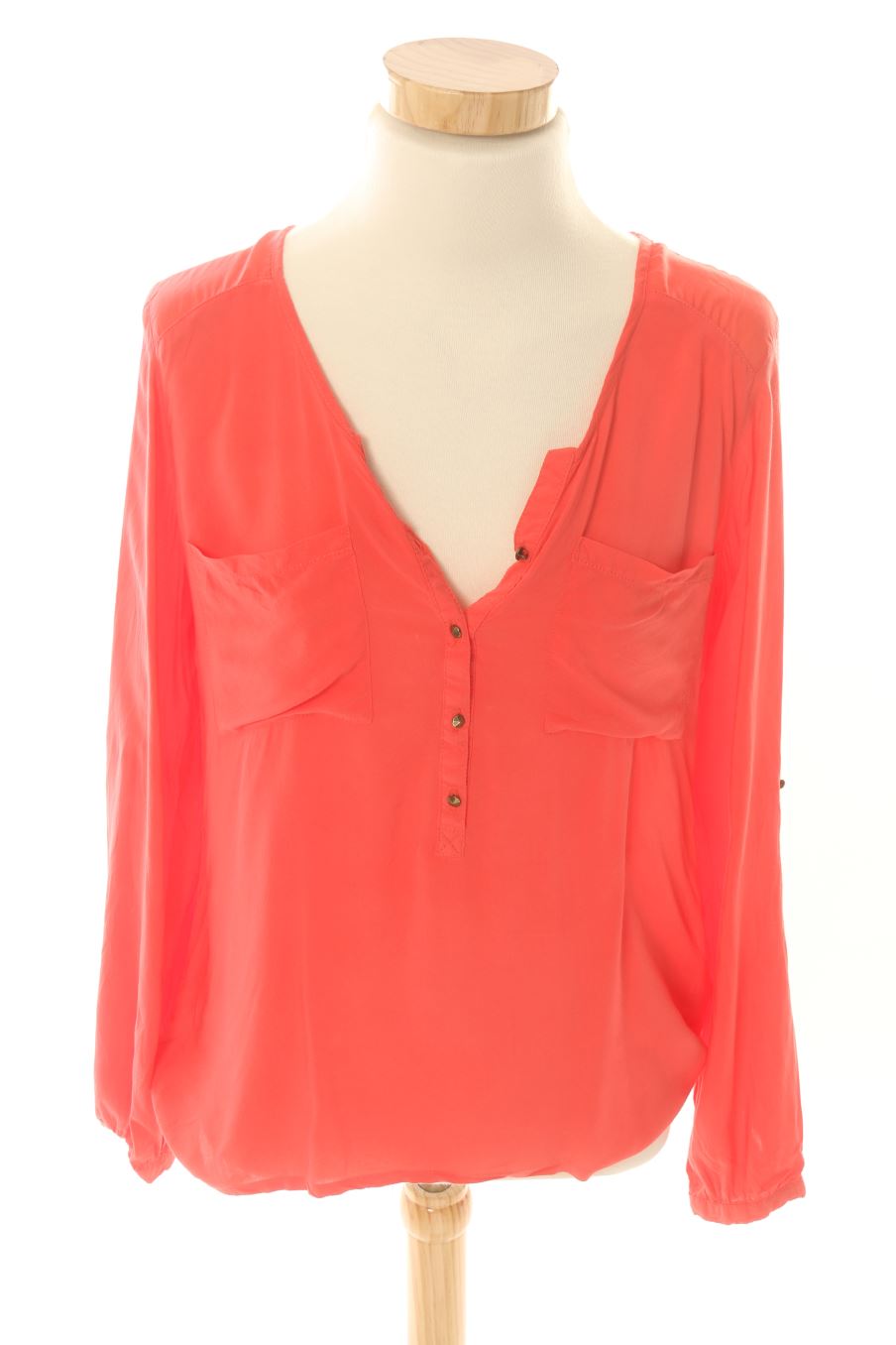 Blouse à manches longues Cache cache de la taille S, de couleur rose
