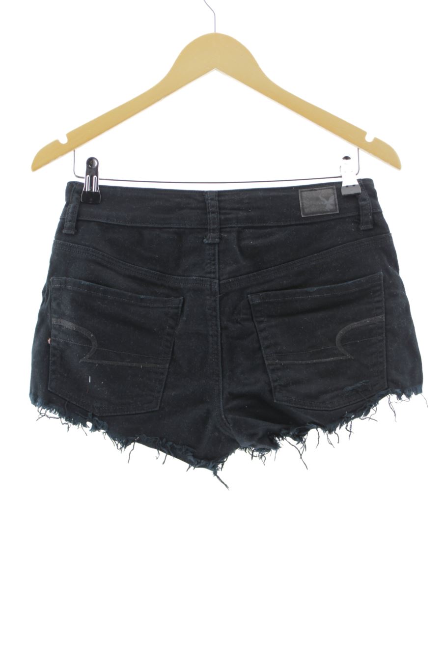 Shorts American Eagle de la taille 38, de couleur noir de denim