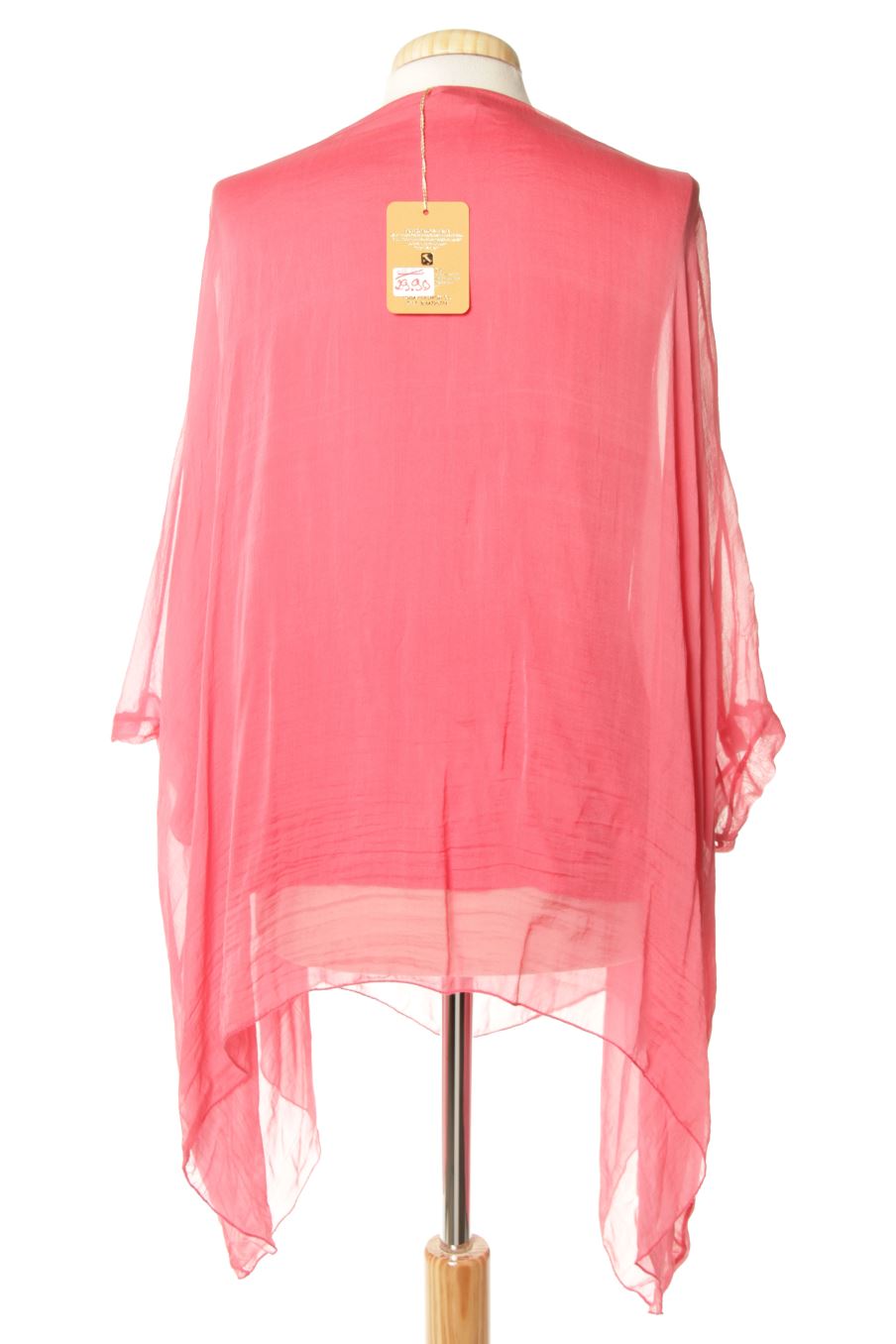 Kurzärmelige Bluse von Made in italy Größe M, Farbe Rosa, für