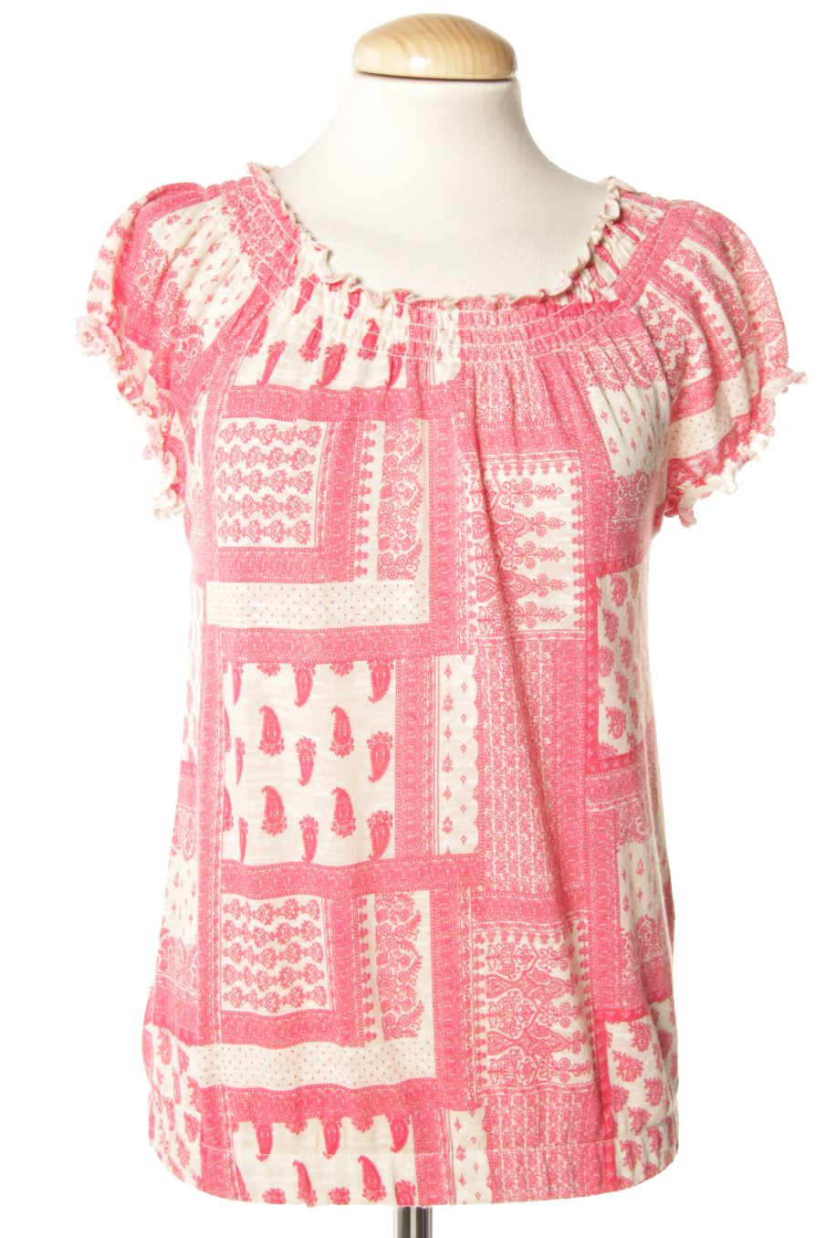T-shirt Springfield de la taille S, de couleur rose