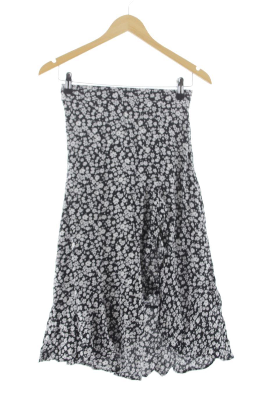 Aufwändiger Rock von Bershka Größe S, Farbe Geblümt, für