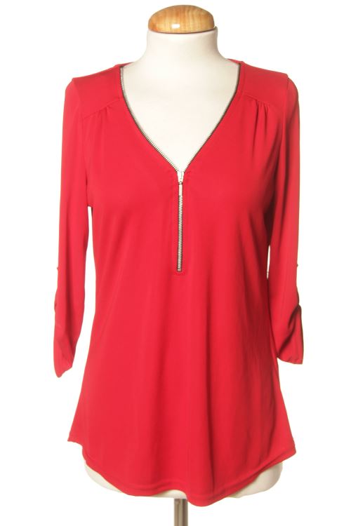 Blusa a maniche lunghe
