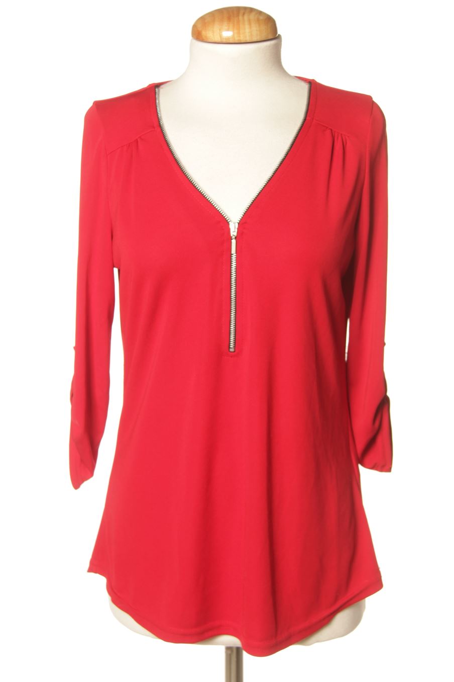 Blusa a maniche lunghe de Renatto Bene de la talla S, de color rosso