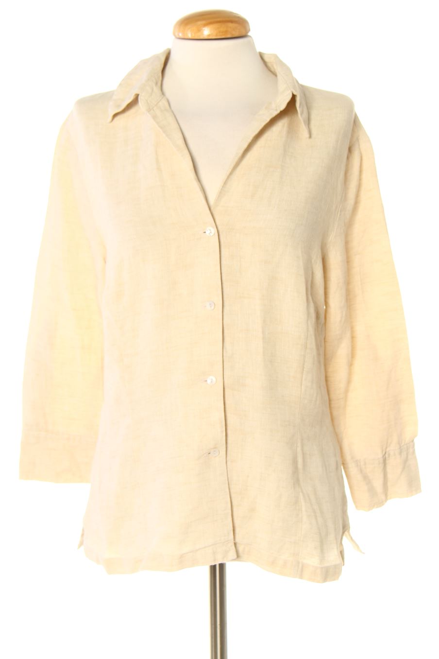 Chemise Zara de la taille L, de couleur beige