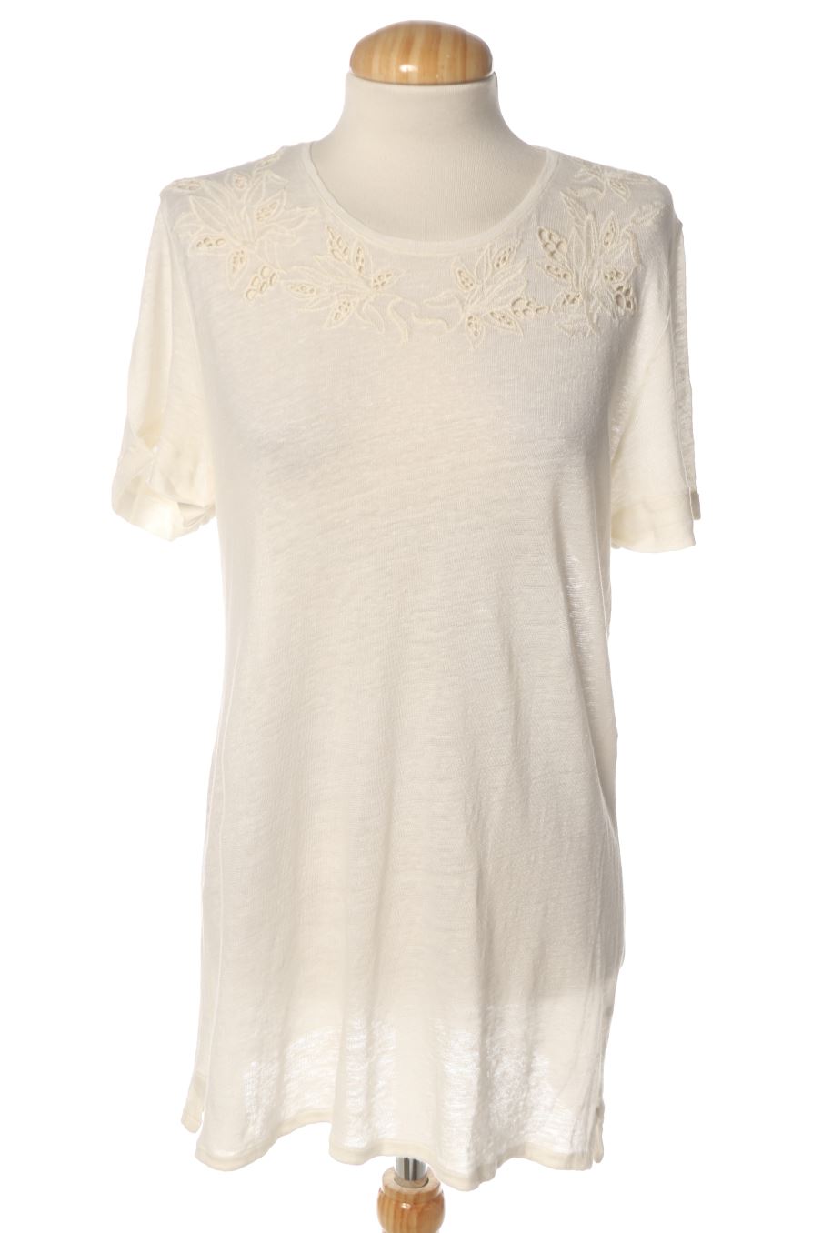 T-shirt Massimo Dutti de la taille M, de couleur beige
