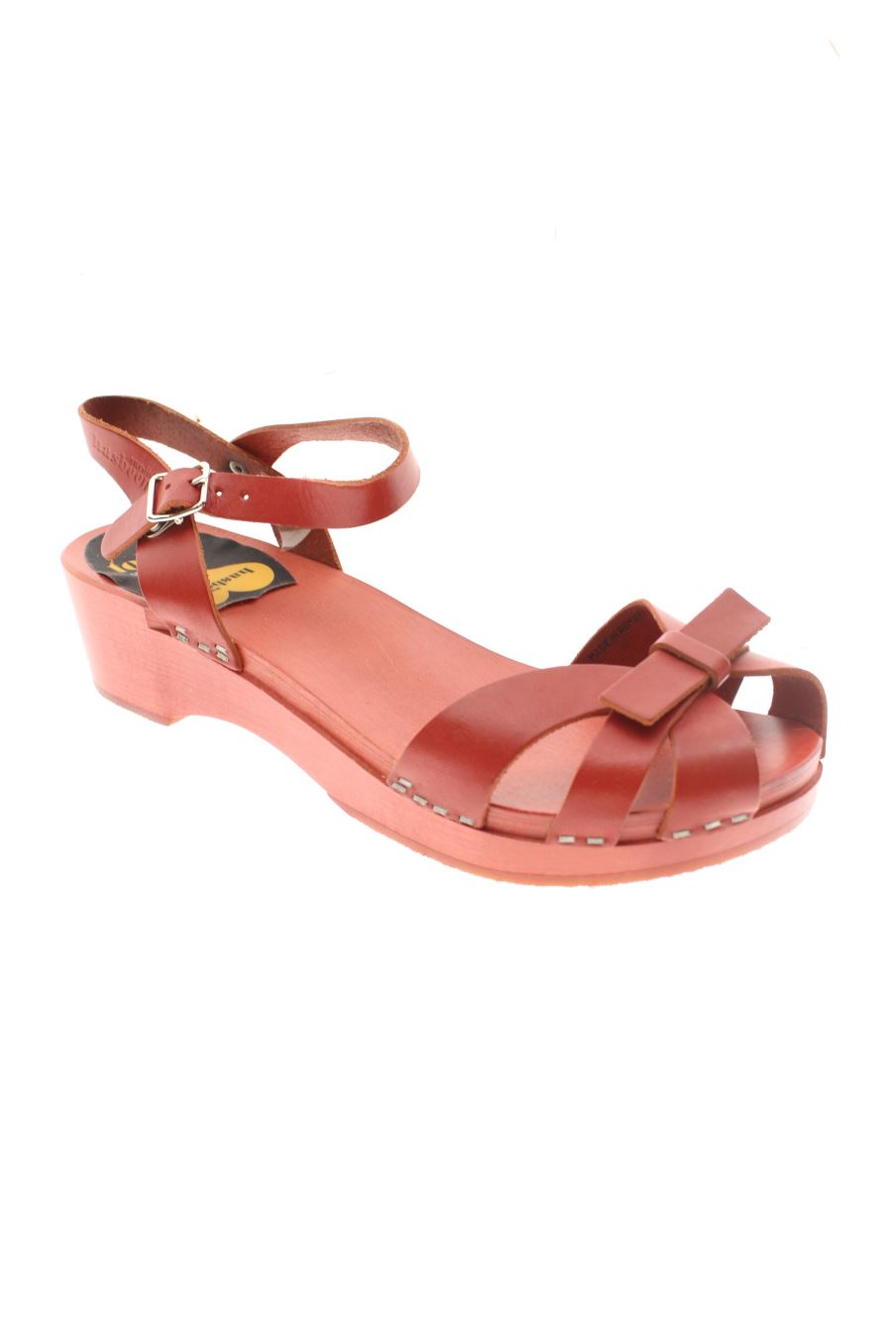 Zapatos planos de Swedish Hasbeens de la talla 38, de color rojo de