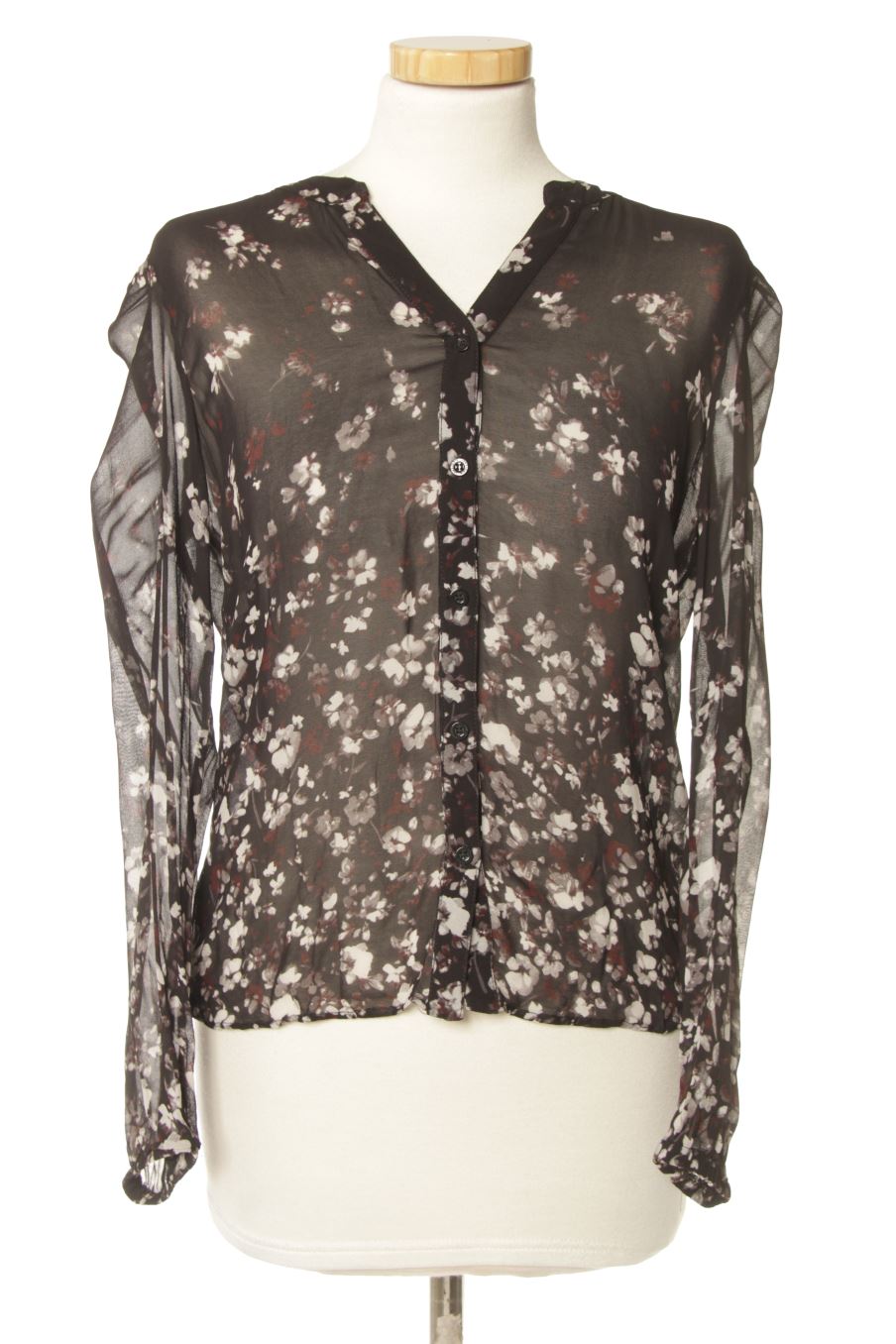 Blouse à manches longues Ikks de la taille S, de couleur fleurs