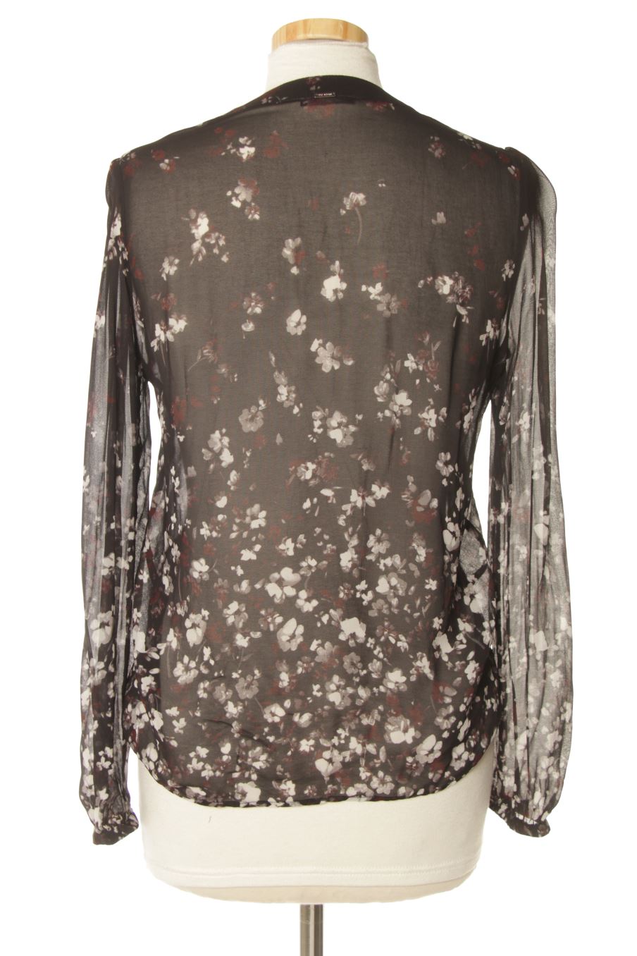Blouse à manches longues Ikks de la taille S, de couleur fleurs