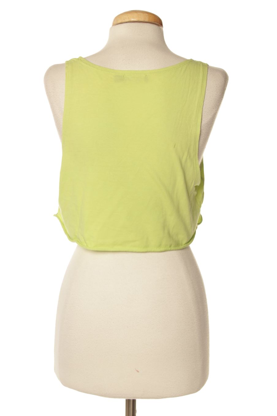 Camiseta sin mangas de Bershka de la talla L, de color verde