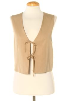 Chaleco de tela XS Zara, foto 1 de 2