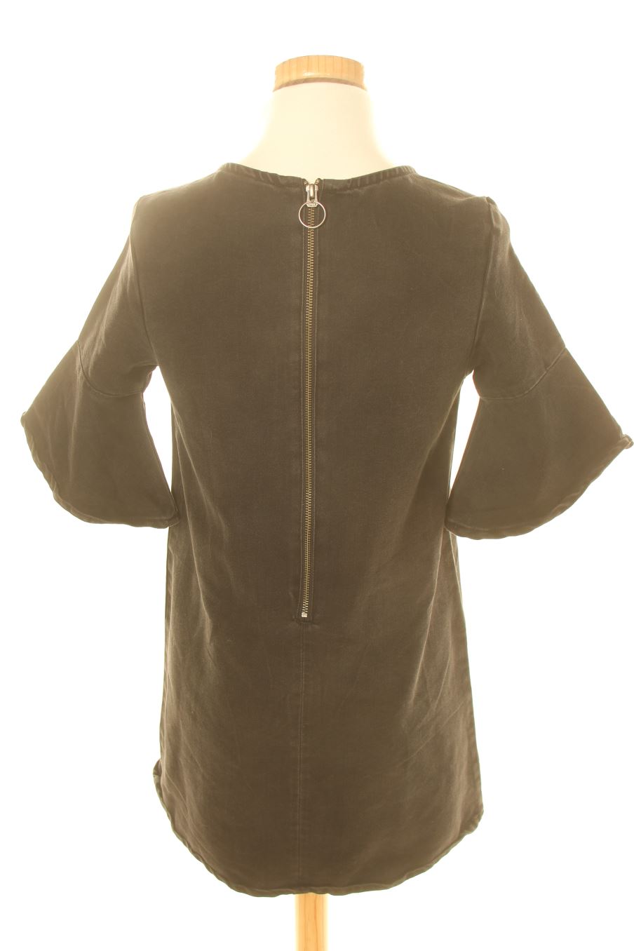 Vestido casual de PERCENTIL de la talla XS, de color negro de ropa vaquera