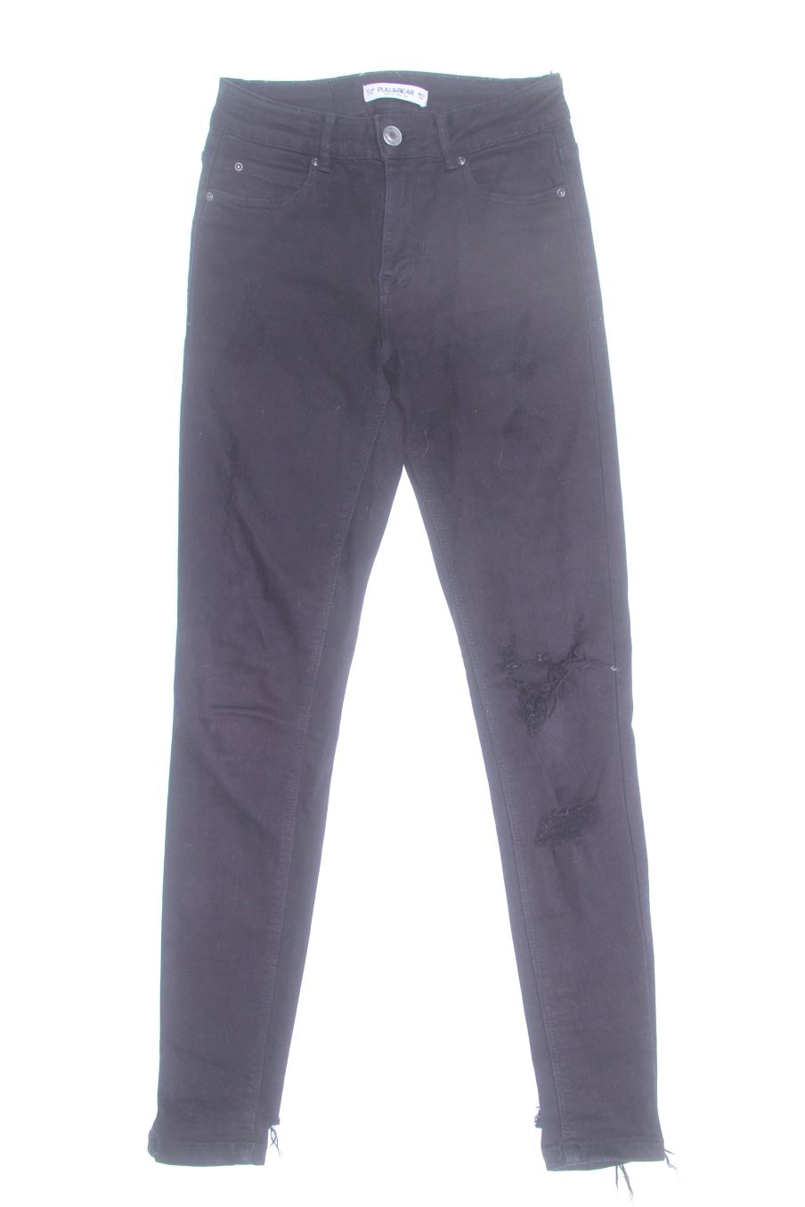 Jeans Pull & Bear de la taille 34, de couleur noir de denim