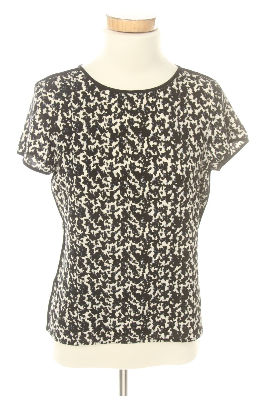 Blouse à manches courtes H&M de la taille 36, de couleur animal print