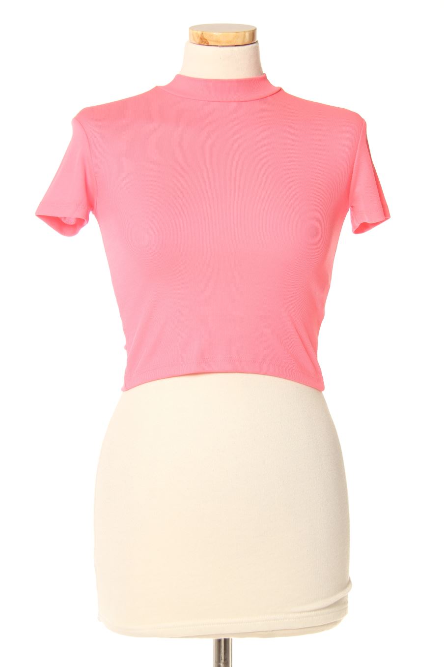 T-shirt Pull & Bear de la taille XS, de couleur rose