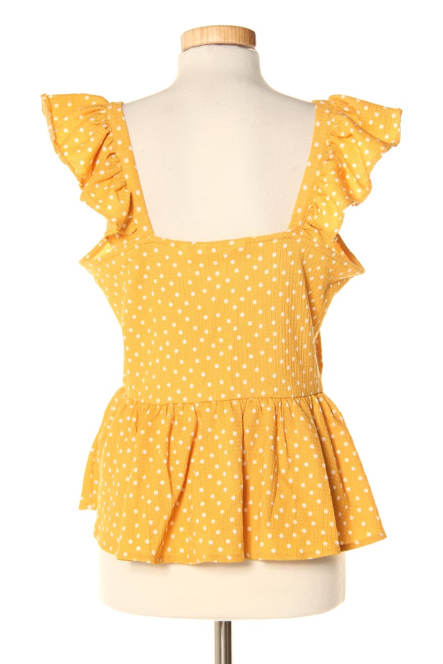 Top de Naf Naf de la talla M, de color mostaza