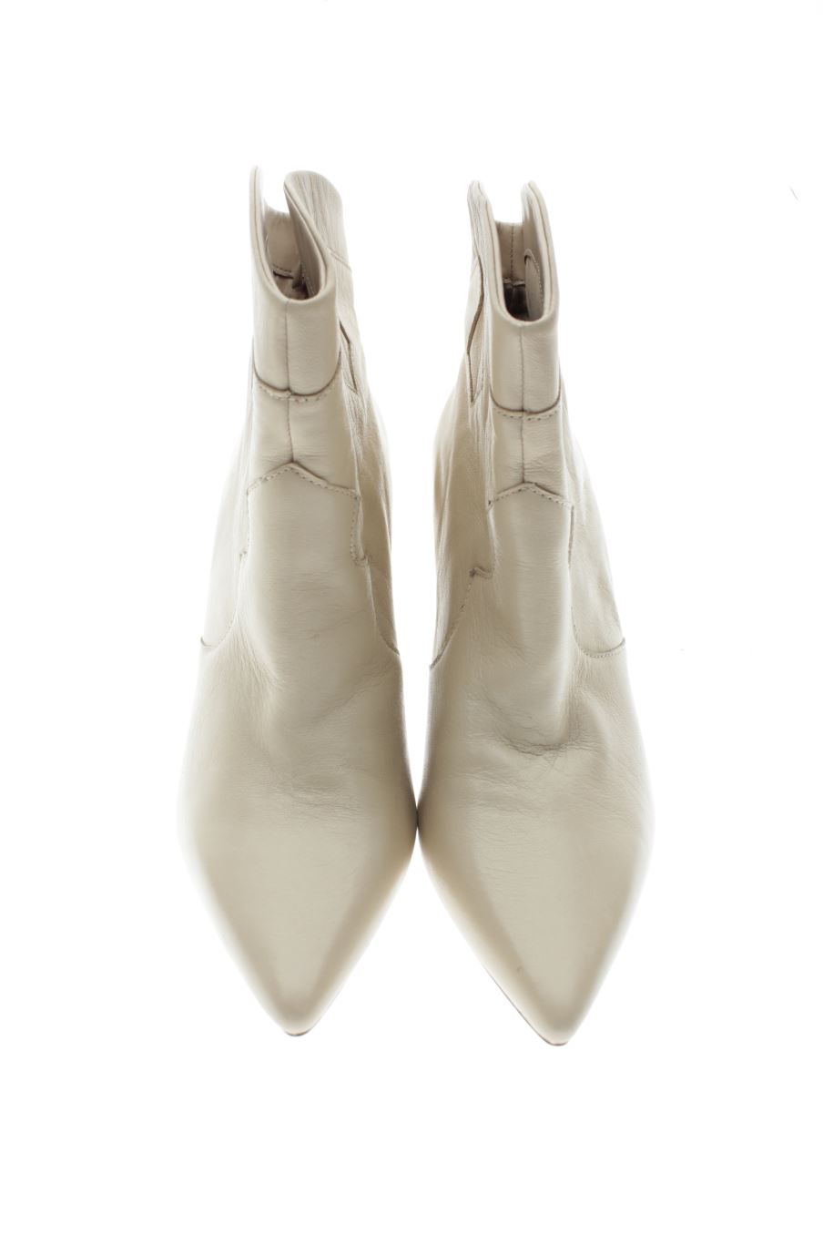 Botines de Mango de la talla 37, de color beige de