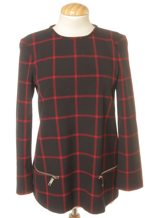 Blusa a maniche lunghe