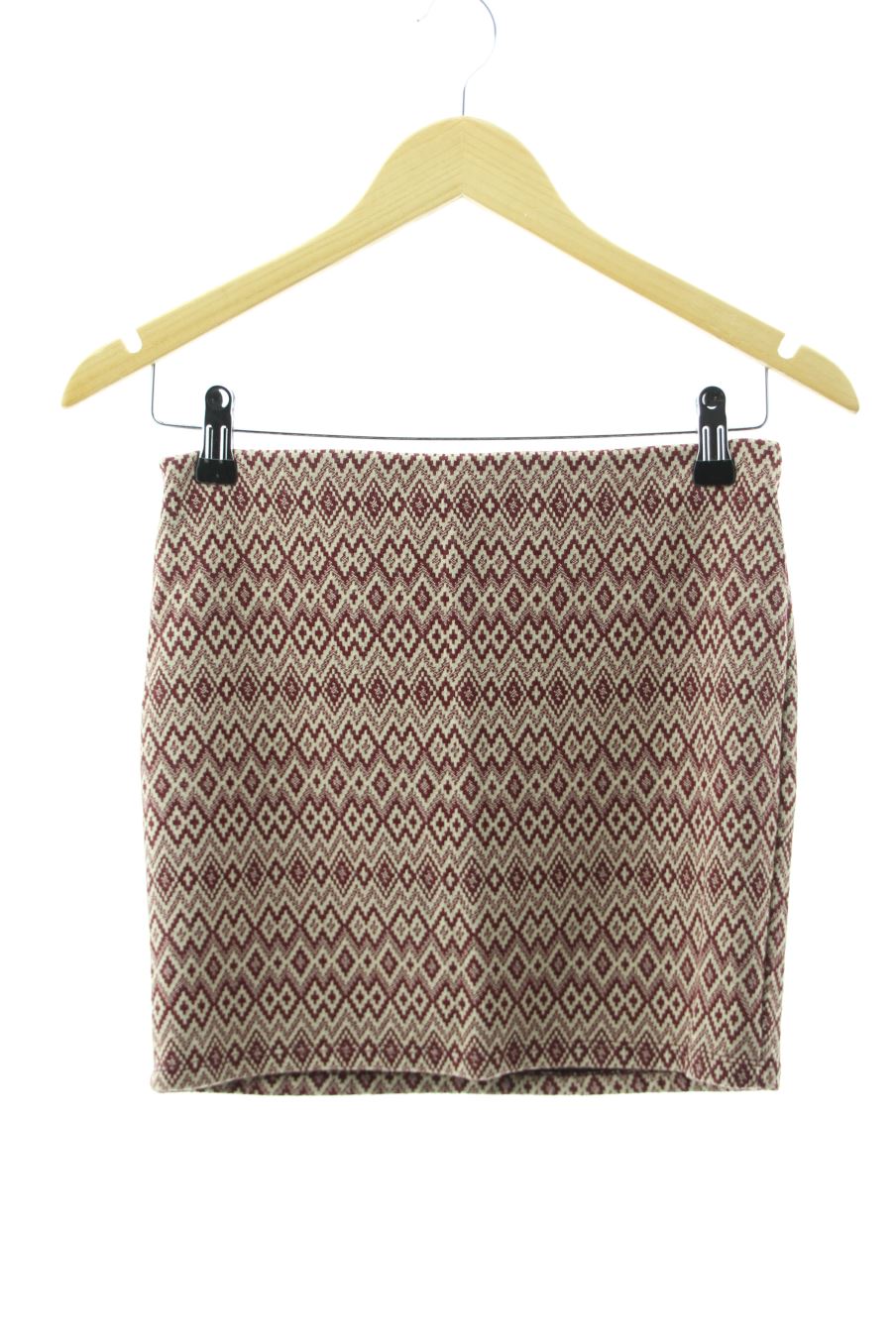 Falda de Green coast de la talla 36, de color burdeos