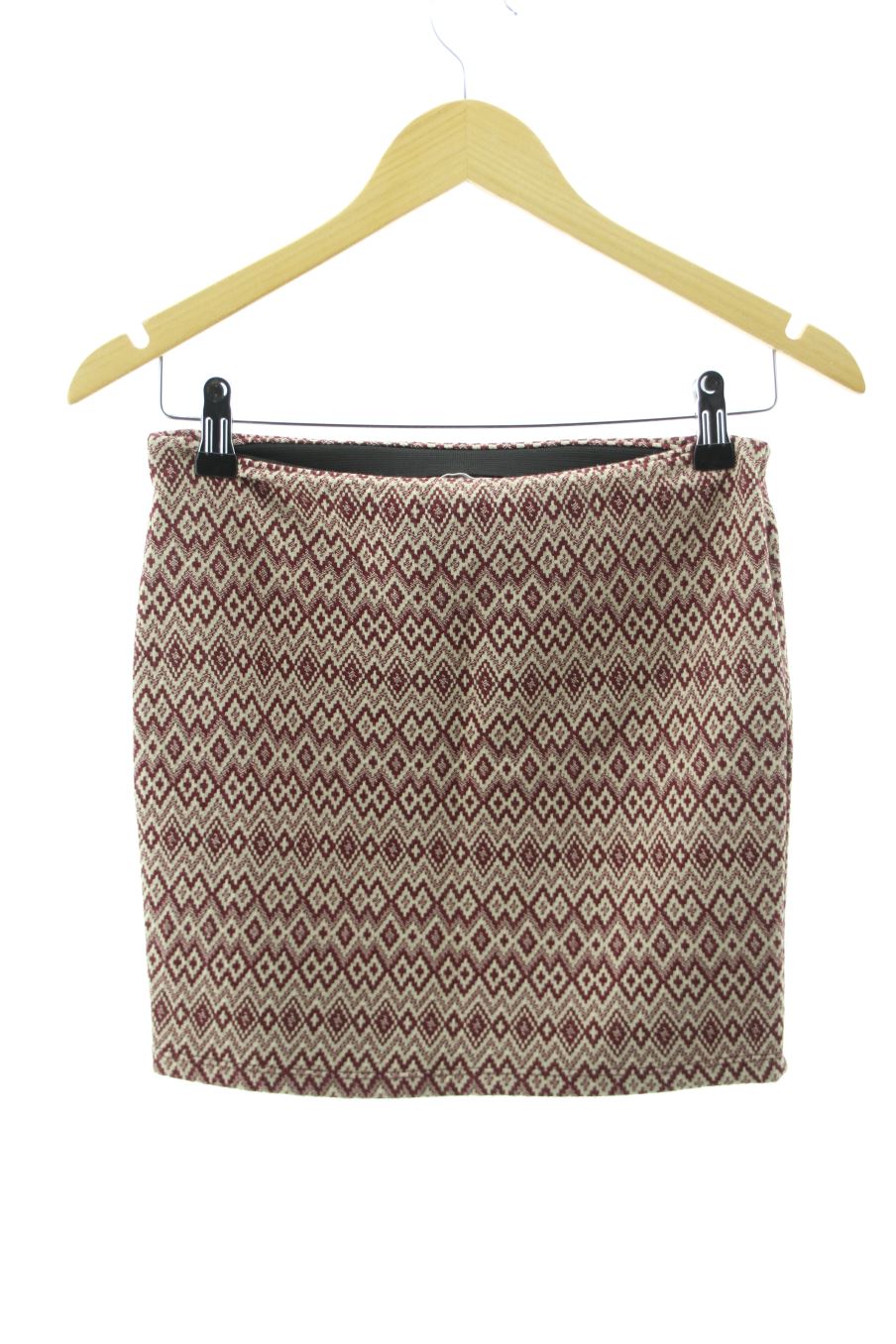 Falda de Green coast de la talla 36, de color burdeos