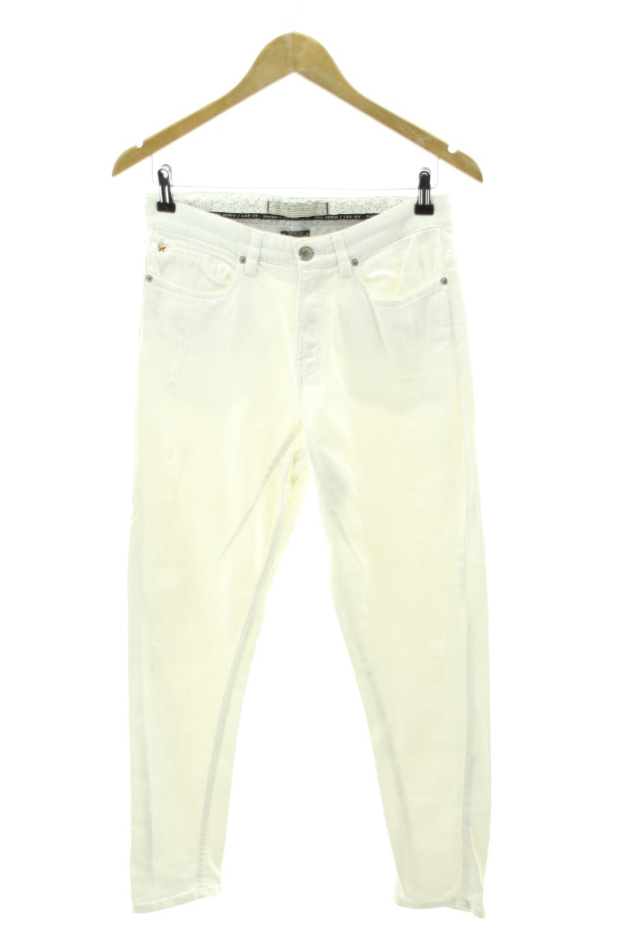 Jeans Ikks de la taille 36, de couleur blanc de denim