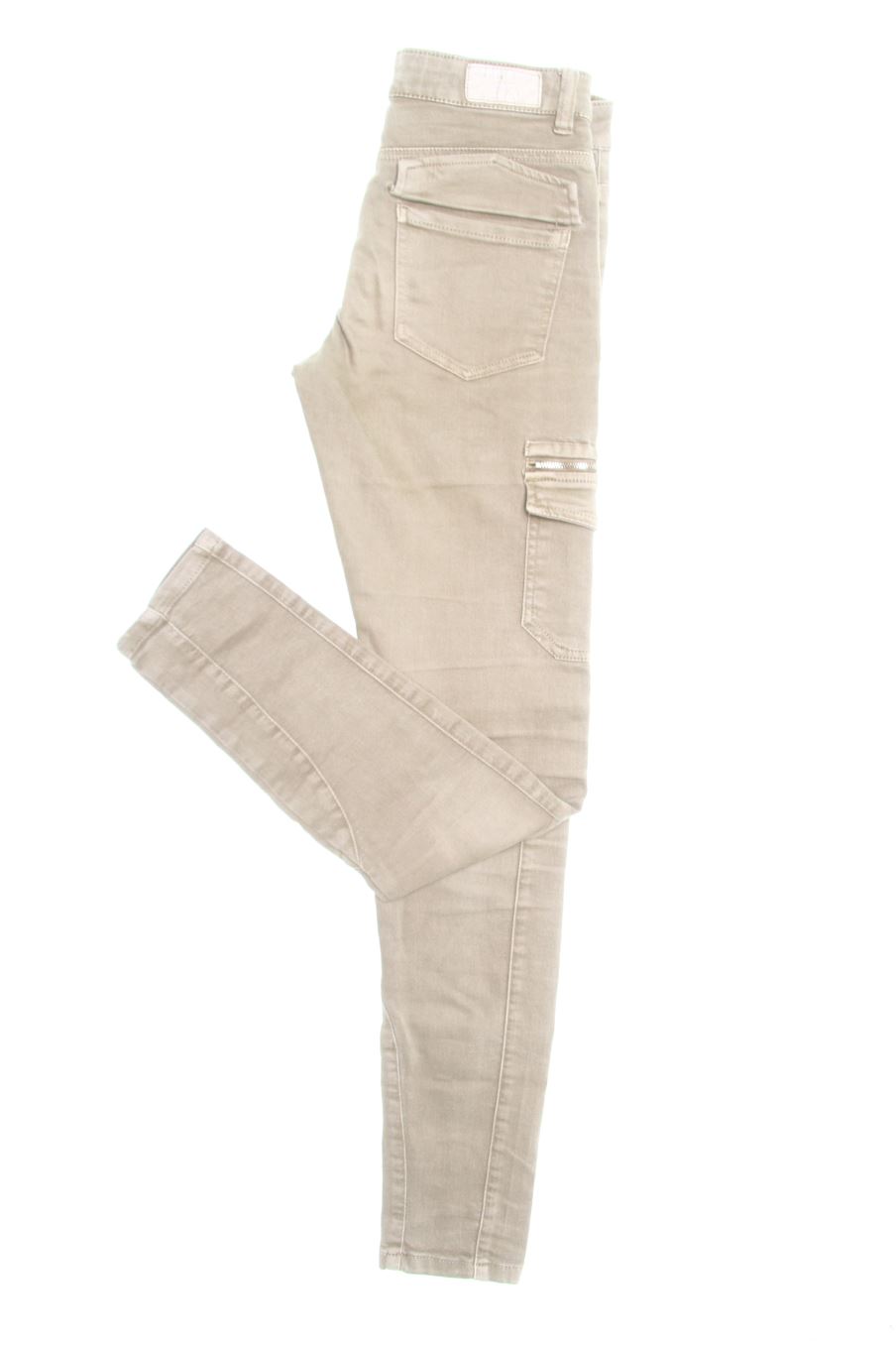 Jeans Bershka de la taille 34, de couleur vert de denim