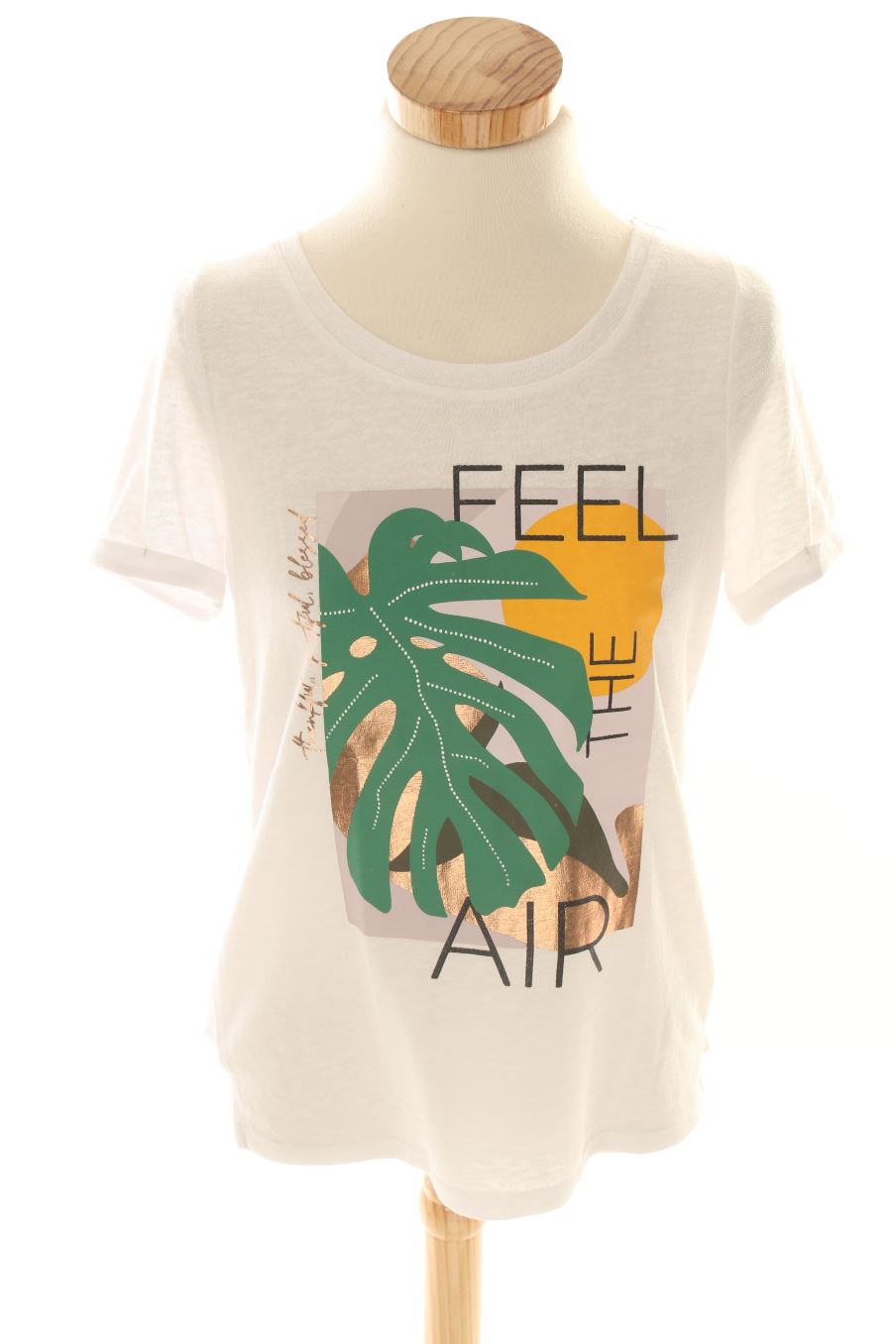 T-shirt Street one de la taille 36, de couleur blanc