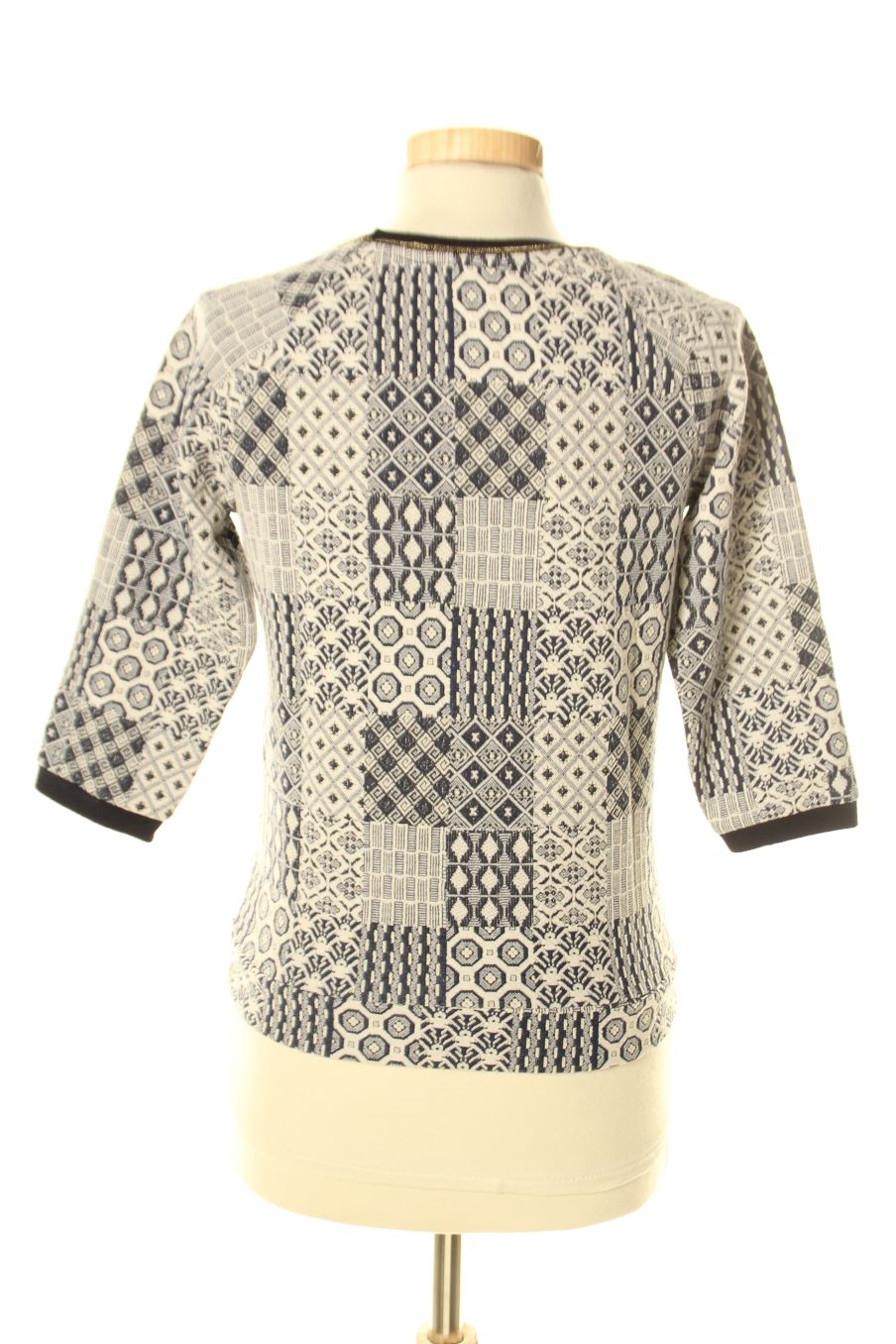 Langärmeliges T-Shirt von Naf Naf Größe XS, Farbe Marineblau, für