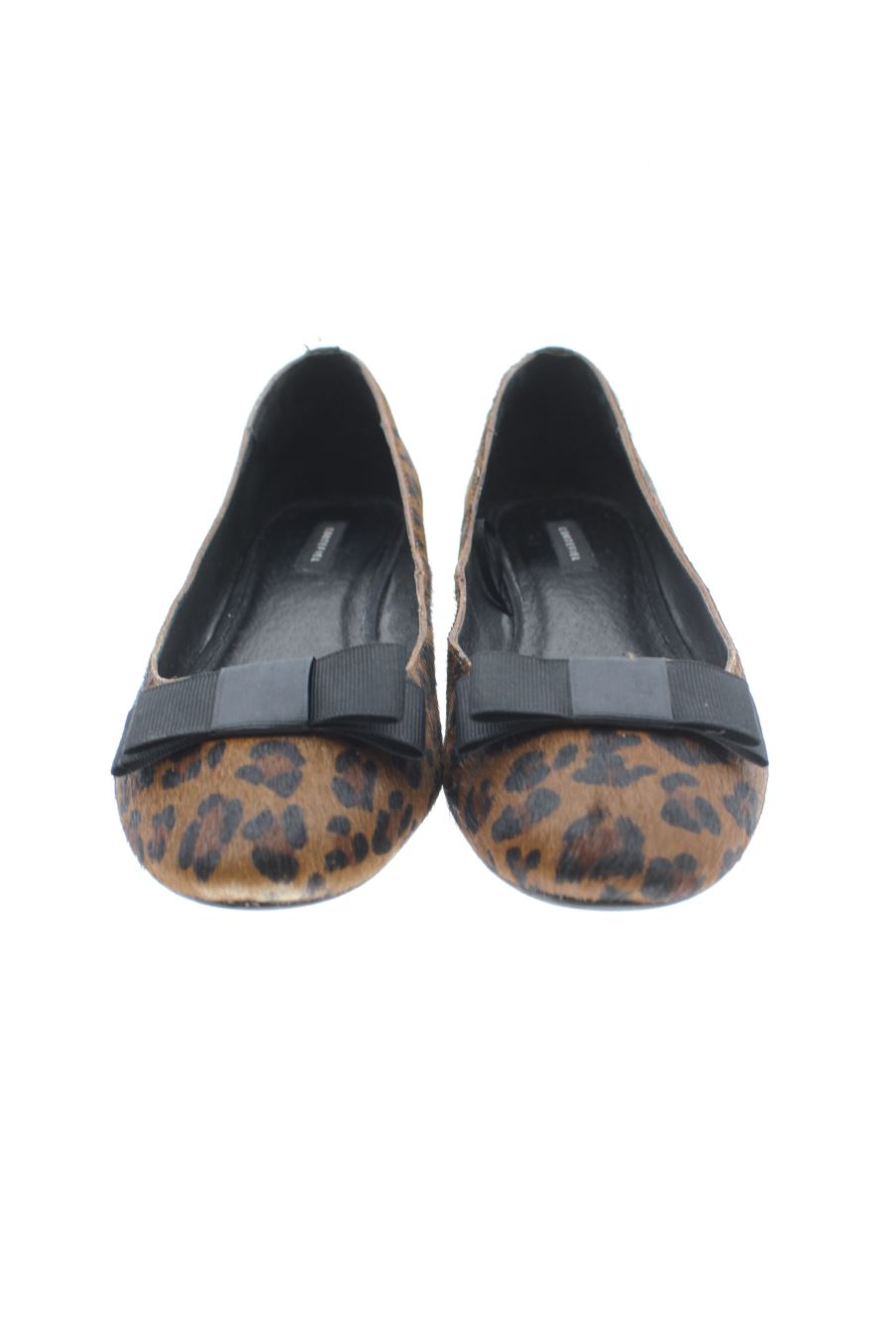 Zapatos planos de Cortefiel de la talla 39, de color animal print de