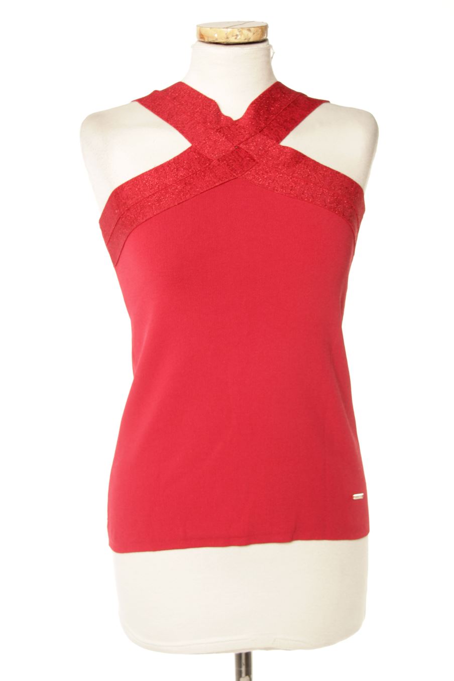 Top Tintoretto de la taille S, de couleur rouge