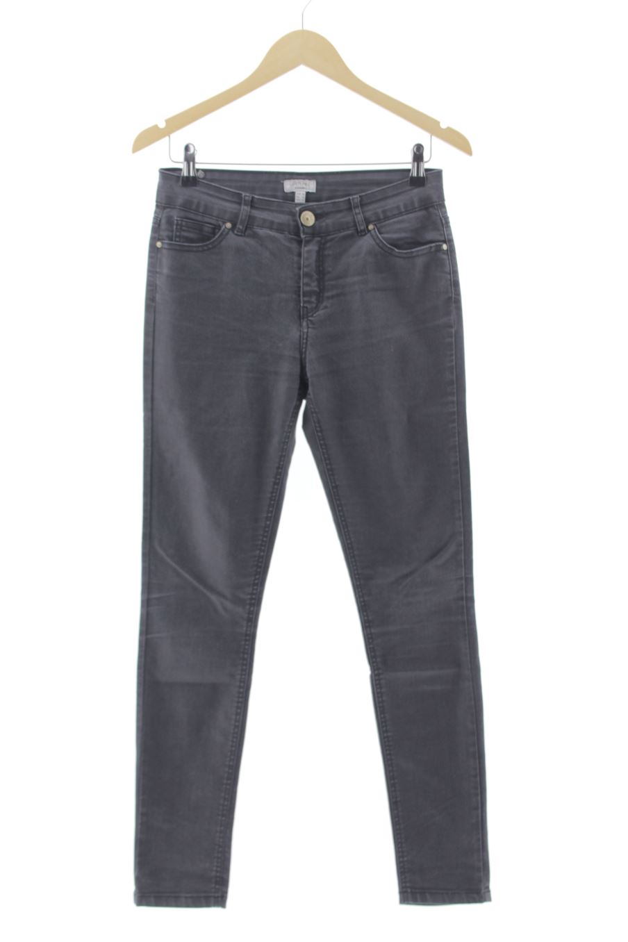 Vaquero de Cortefiel de la talla 38, de color negro de ropa vaquera