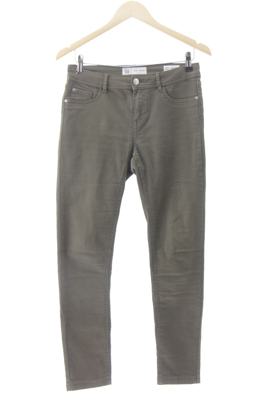 Jeans Easy wear de la taille 38, de couleur vert de denim