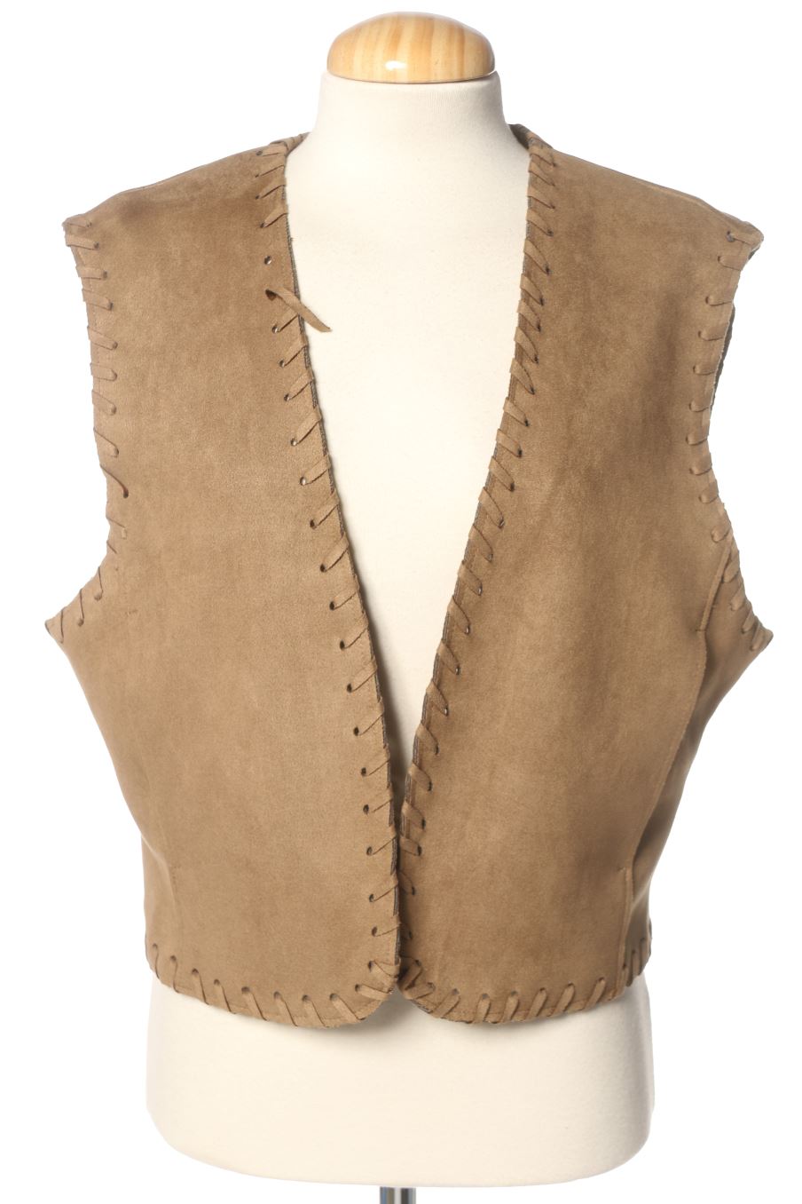 Gilet di stoffa de Coconut de la talla L, de color marrone