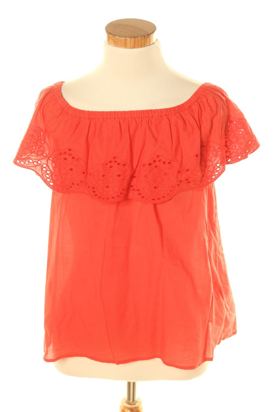 Top de H&M de la talla 36, de color rojo