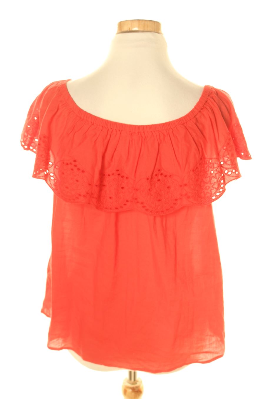 Top de H&M de la talla 36, de color rojo
