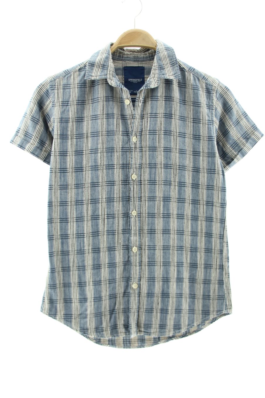 Camisa de manga corta de Springfield de la talla S