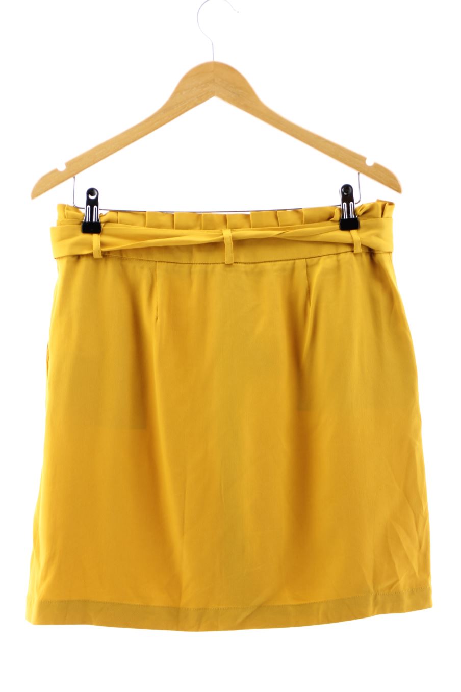 Jupe Naf Naf de la taille 40, de couleur moutarde